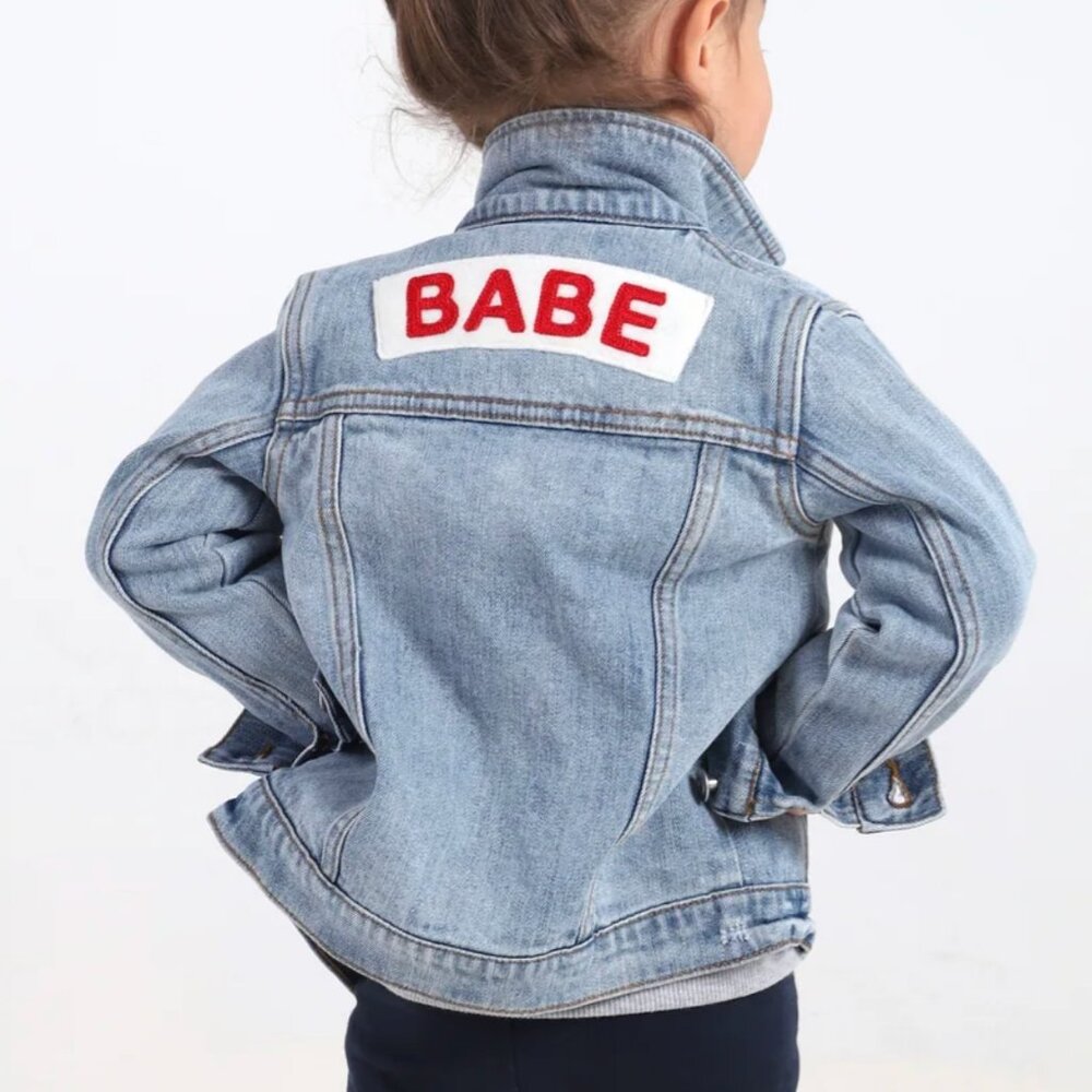 Babe Toddler & Baby Denim Jacket Light Wash